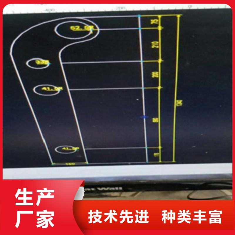 桥梁灯光防撞护栏不锈钢复合管护栏工期短发货快