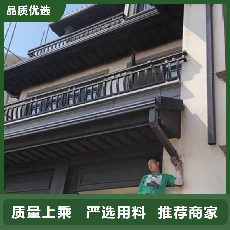 古建亭廊铝古建栏杆来图来样定制