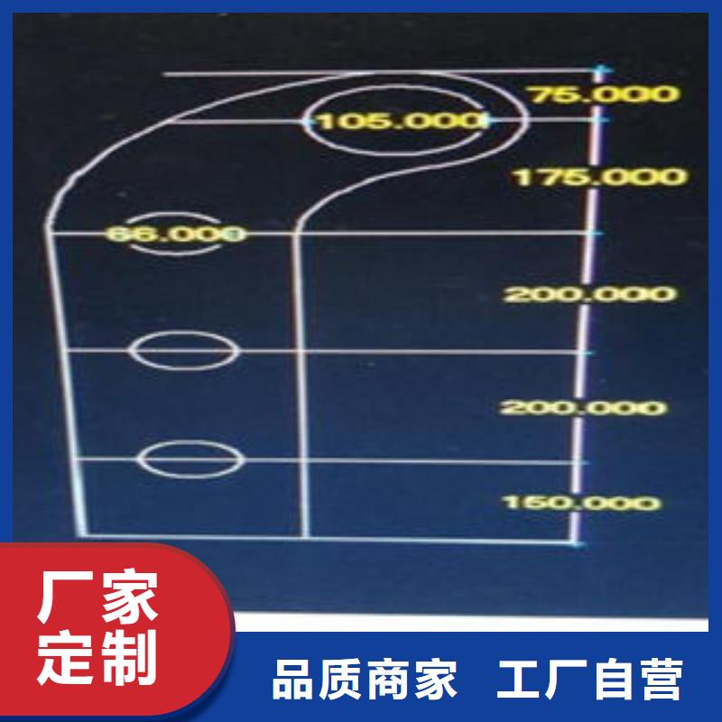 Q235材质钢板立柱切割-304不锈钢复合管护栏价格今日新品